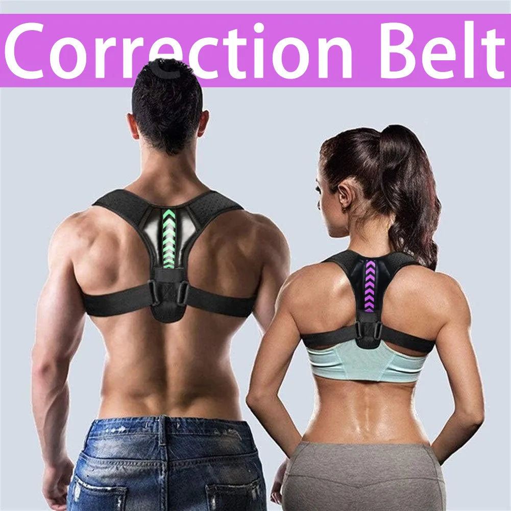 Posture Corrector Belt, Adjustable Back Support.