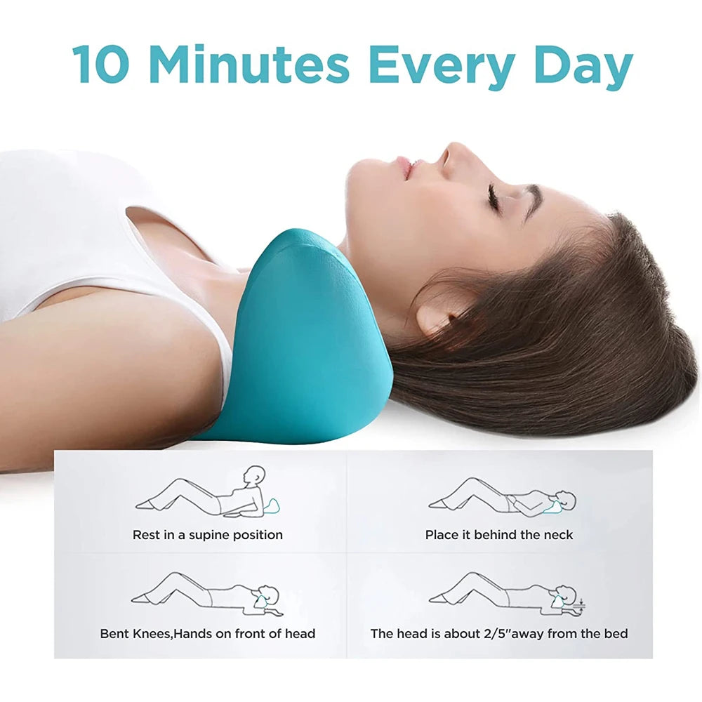 Portable Neck and Shoulder Massage Pillow.